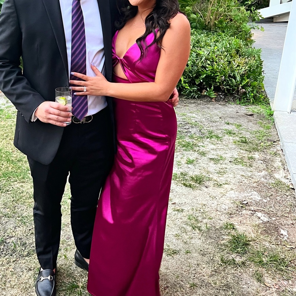 Yaura Torera Gown in pink